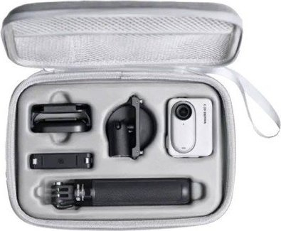 Kuti mbrojtëse Insta360 për Insta360 GO 3, guaskë e fortë, me ndarje për aksesorë, gri