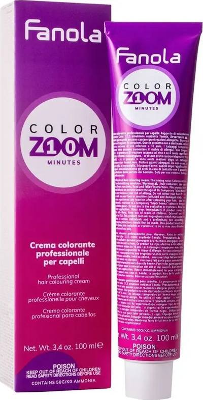 Bojë flokësh Fanola Color Zoom, 100 ml, profesionale