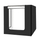 Tendë fotografike Puluz Shadowless Tent 80cm, LED 8500 lumens, e zezë