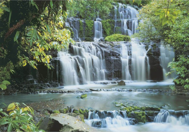 Murale muri Komar Pura Kaunui Falls, 8 panele, 100", peizazh ujëvarë