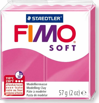 Argjilë Staedtler Fimo Soft, 57g, rozë