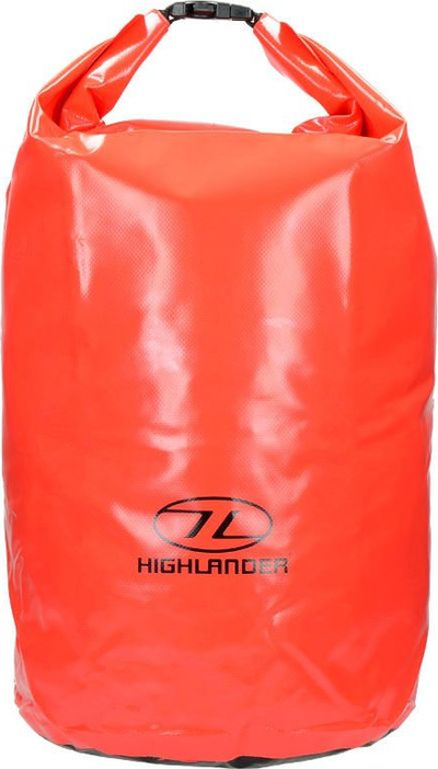 Qese uji Highlander Medium, PVC i papërshkueshëm, mbyllje me palosje, portokalli