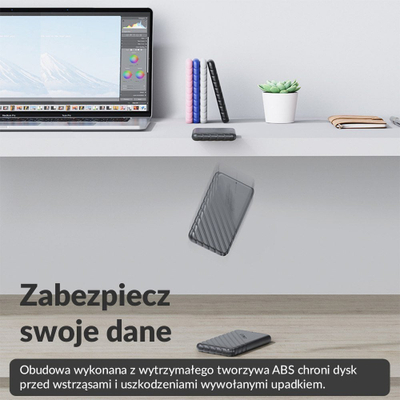 Kuti e jashtme për disk Orico, 2.5", SATA, USB 3.1, e zezë