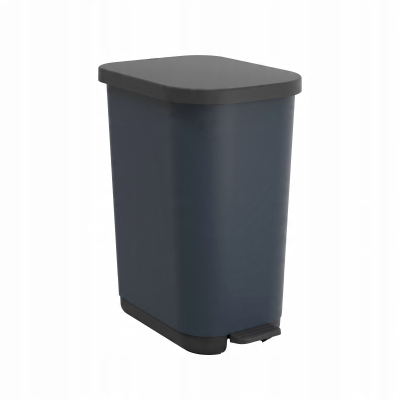 Kosh plehrash me pedale Rotho RIBO, 35L, plastikë, gri