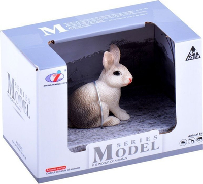 Figurë lodër lepur Bunny ZA3383, 4.5cm, plastik, shumëngjyrësh