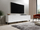 Komodë Bed Meble RTV Etna, 200x42x52 cm, MDF chipboard, e bardhë mat