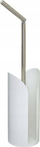Mbajtës letre tualeti Cotton White, metal, i bardhë