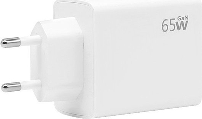 Karikues muri Ecobox PD 65W, 2xUSB C 1xUSB A, karikim i shpejtë, i bardhë