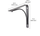 Konsolë rafti Design Arch, metalike, 230x180mm, bronzi