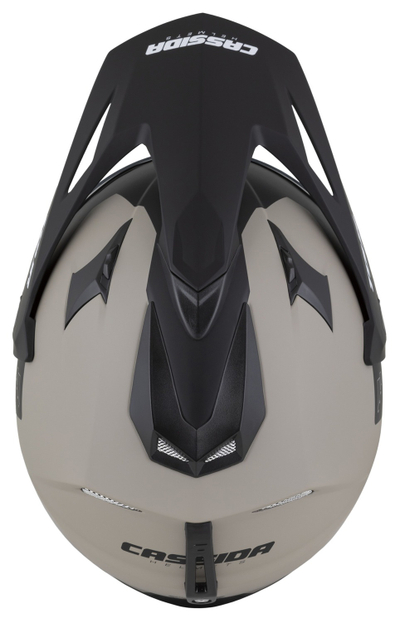 Helmetë moto CASSIDA Tour 2.0 Dual, vizor Pinlock, ECE 22.06, bezhë mat e zezë