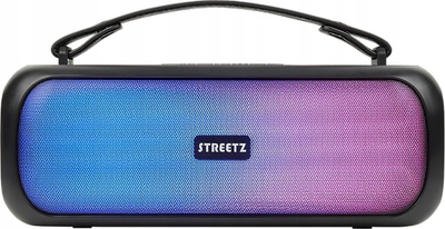 Блуetooth звучник STREETZ CMB-110, 15W, пренослив, црн