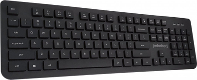 Tastierë Rebeltec Solidero, USB, me butona multimedialë, e zezë