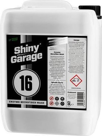 Solucion për larje mikrofibrash Shiny Garage Enzyme Microfiber, 5L, pH neutral