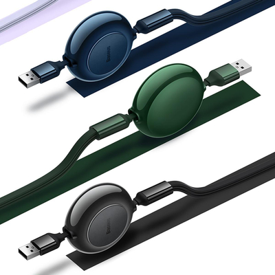 Kabllo kariku Baseus Bright Mirror Series, 3 në 1 USB në Type C Lightning Micro USB 3.5A 66W, e verdhë
