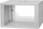 Kabinet mur për rrjet LEXI Net LX19 6U, 19", 520mm, 450mm, derë xhami, gri