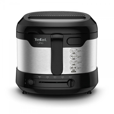 Fritezë Tefal, 1600 W, 1 kg, e zezë/hirtë