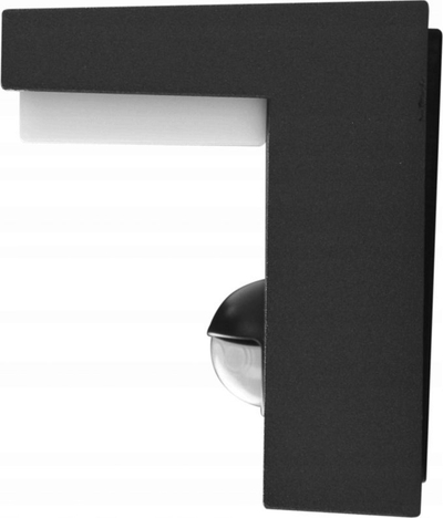 Llambë murale e jashtme Philips Bustan, LED 9W, me sensor lëvizjeje, antracit