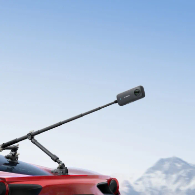 Mbajtëse Insta360 për selfie stick Insta360 Action Invisible, e zezë