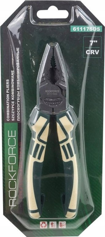Pincë kombinimi Rockforce RF-611175DS, 175mm, metalike