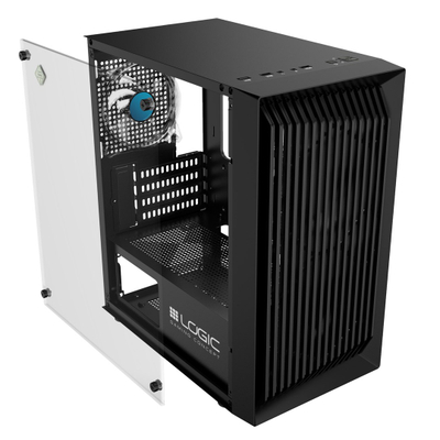 Kutia kompjuterike Logic Concept Atos, Micro ATX, ARGB, e zezë