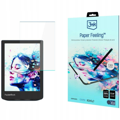 Folie mbrojtëse 3MK PaperFeeling për PocketBook Verse Pro 634, mat, 2 copë, transparente