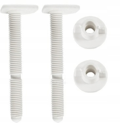 Set vidhash Inter-Sano Brzózka Osika, universale për kapak WC, plastike, i bardhë