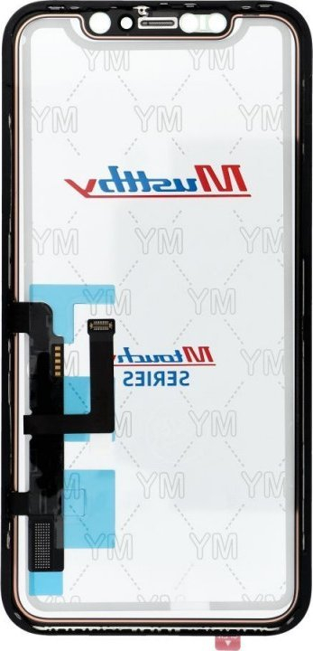Xham edhe touchscreen Musttby për iPhone 11, me OCA, pa IC, transparent