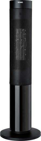 Ngrohës kullë Domo DO7345H, 2000W, qeramik, me telekomandë, i zi