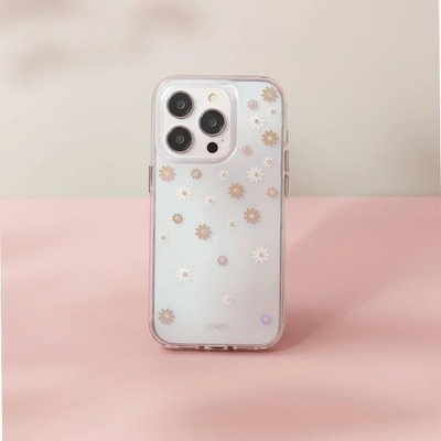 Mbulesë telefoni Uniq Coehl Aster për iPhone 14 Pro, 6.1\", që s’i trembet goditjeve, rozë