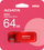 USB Adata UV240, 64GB, USB 2.0, i kuq