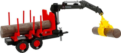 Traktor lodër Mega Creative My Ranch me rimorkjo, 34 cm, me drita edhe zhurma, jeshil