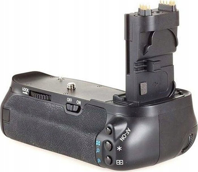 Battery grip Meike për Canon 60D, për 2 bateri LP-E6 ose 6x AA, i zi