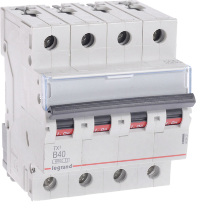 Ndërprerës miniaturë Legrand, S304, B40, TX3, 40A, 6kA, 403421