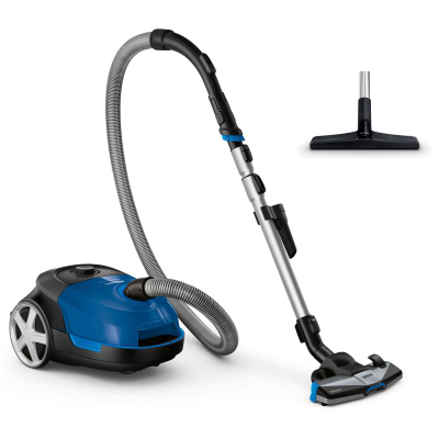 Fshesë me korent Philips FC8575/09, 650W, depozitë me qese 4L, blu
