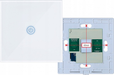 Çelës inteligjent drite Art SMART Zigbee 3.0, njëfis, i bardhë