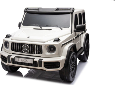 Електричен автомобил за деца Мерцедес Бенц G63 AMG XXL STRONG MP4, со MP4, бел