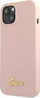 Futrollë telefoni Guess GUHMP13MLSLMGLP për iPhone 13, silikon, MagSafe, rozë e çelët