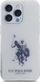 Mbulesë telefoni US Polo Shiny Big Logo për iPhone 15 Pro Max 6.7", polikarbonat, e bardhë