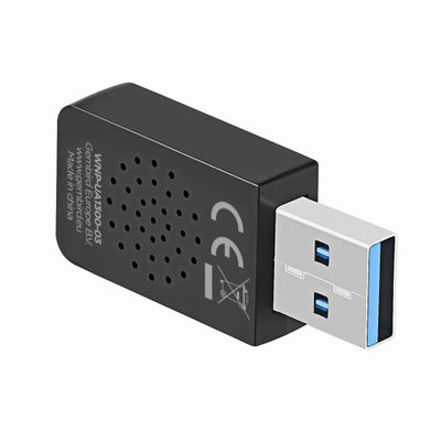 Përshtatës Wi‑Fi Gembird WNP-UA1300-03, USB 3.0, AC1300, i zi