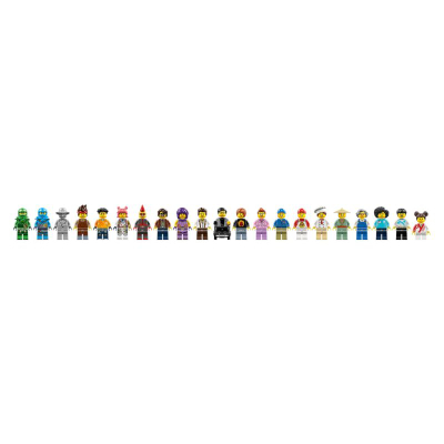 Set ndërtimi LEGO Ninjago City Markets 71799, 6163 pjesë, për moshat 14+, shumëngjyrësh