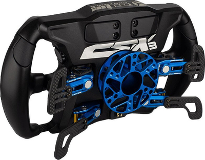 Timon sim racing Cube Controls CSX-3, 4 pedale, ekran 4" LCD, blu