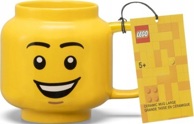 Filxhan qeramike LEGO Happy Boy, i madh, i verdhë