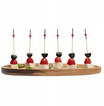 Shkopinj bambuje për fingerfood Verlo, 12cm, 100 copë, ngjyrë natyrale