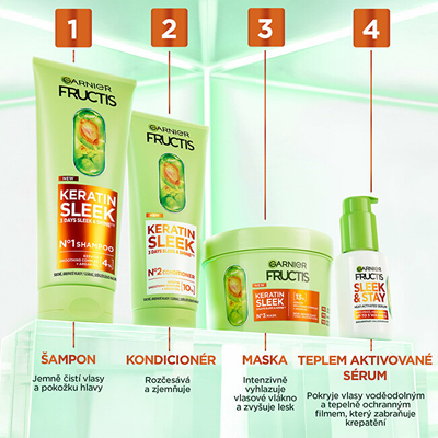 Shampo për flokë të thata Garnier, 200 ml