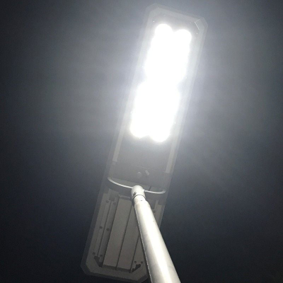 Lampë rrugore solare PowerNeed, panel 30.6W, sensor lëvizjeje, e zezë