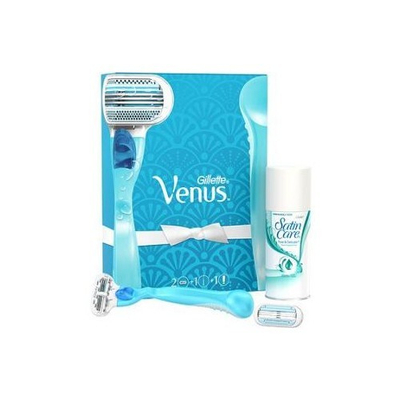 Set Gillette Venus Classic, brisk për rrojë + 2 koka zëvëndësuese + xhel për rrojë 75 ml