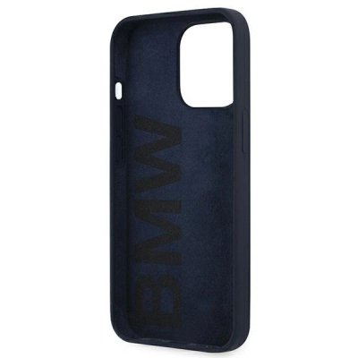 Mbrojtëse telefoni BMW Silicone Signature, për iPhone 13 Pro 6.1", hardcase, blu navy