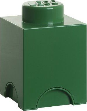 Kuti LEGO për ruajtje (RC40011734), 12.5 x 12.5 x 18 cm, e gjelbër