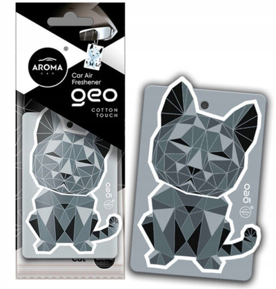 Freskues ajri për makinë Aroma Car Geo Cat, Cotton Touch, gri