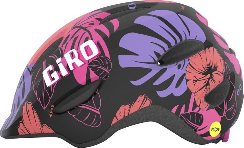 Kaskë biçiklete për fëmijë Giro Scamp Mips XS, 45-49cm, in mold, e zezë mat